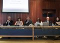 O presidente da Comissão Independente para o Estudo dos Abusos Sexuais contra as Crianças na Igreja Católica, Pedro Strecht (C), durante uma conferência de imprensa  na Fundação Calouste Gulbenkian, em Lisboa, 11 de outubro de  2022.ANTÓNIO COTRIM/LUSA
