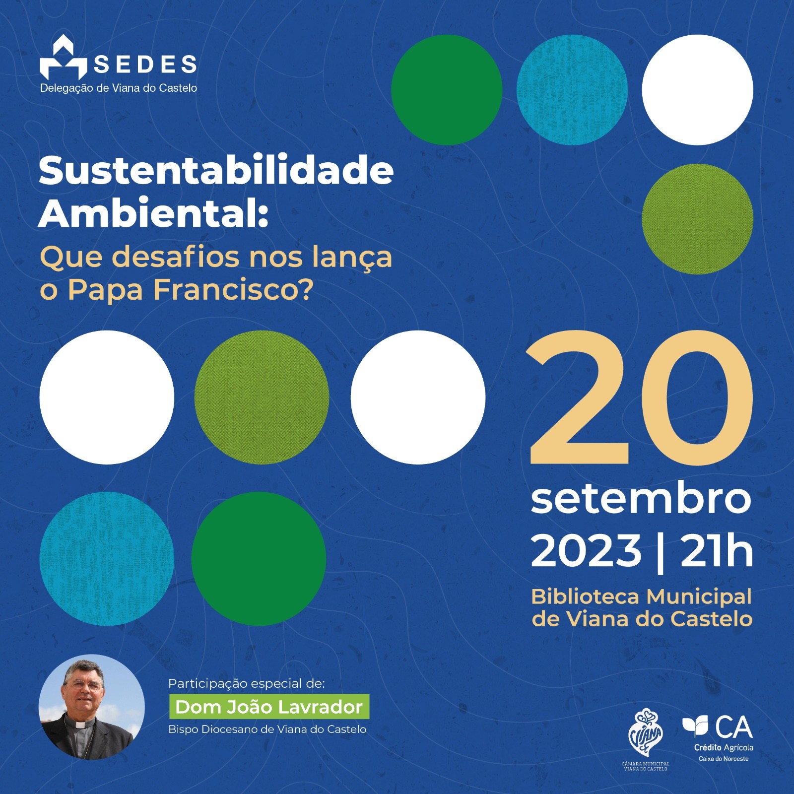 D. João Lavrador participa em encontro sobre «sustentabilidade ambiental» e os «desafios» do Papa